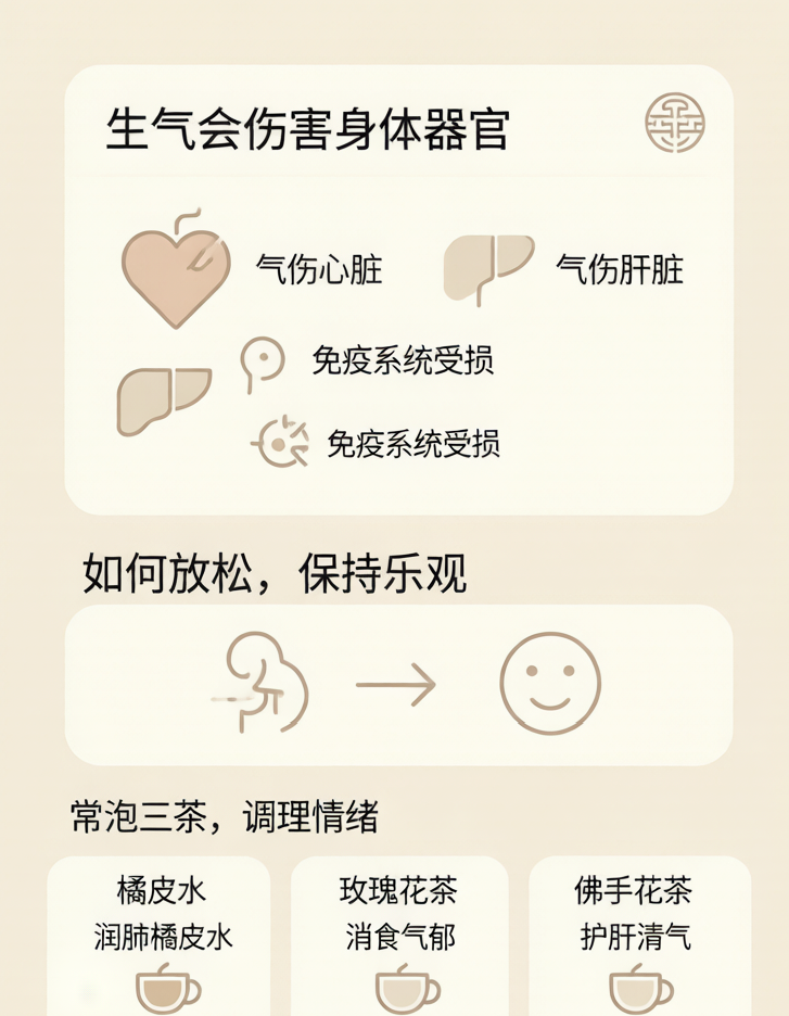 常常生气的人，身体悄悄在变化，不看不知道.....