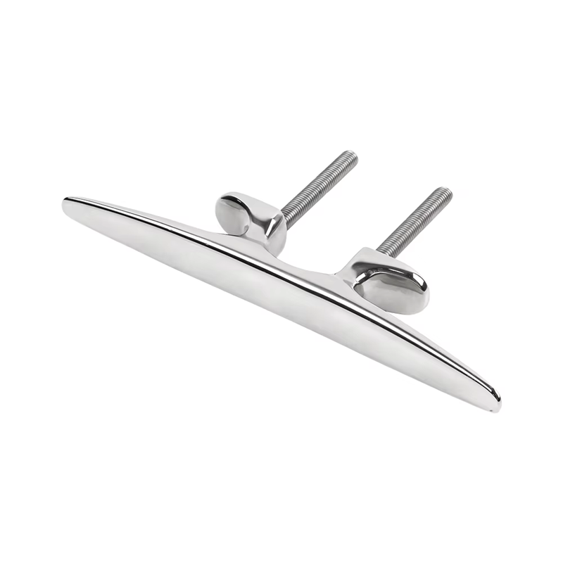 Open Base Boat Cleat With Stud