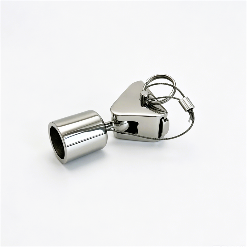 Bimini Top Jaw Slide Eye End Cap with Pin