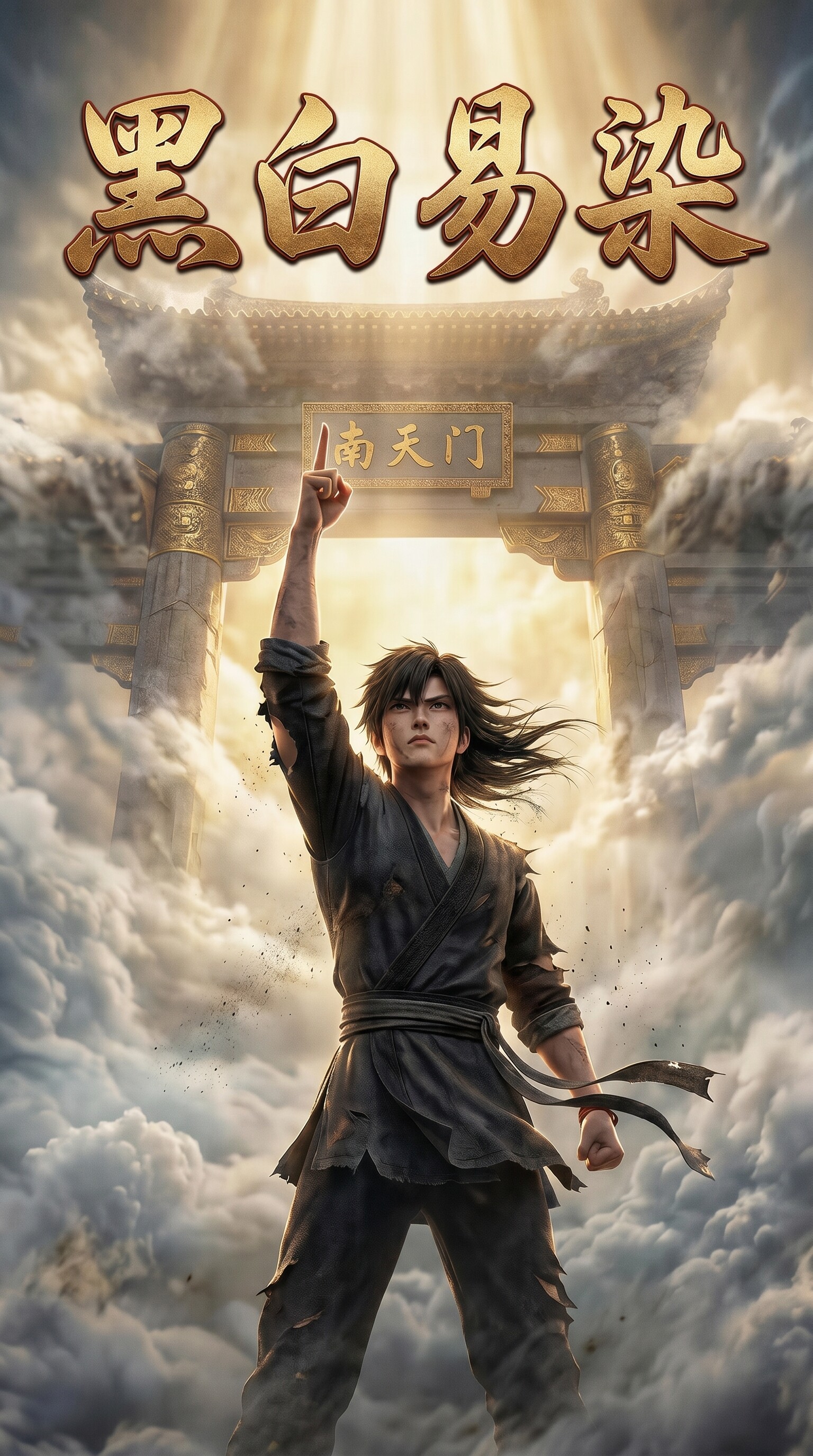 黑白易染