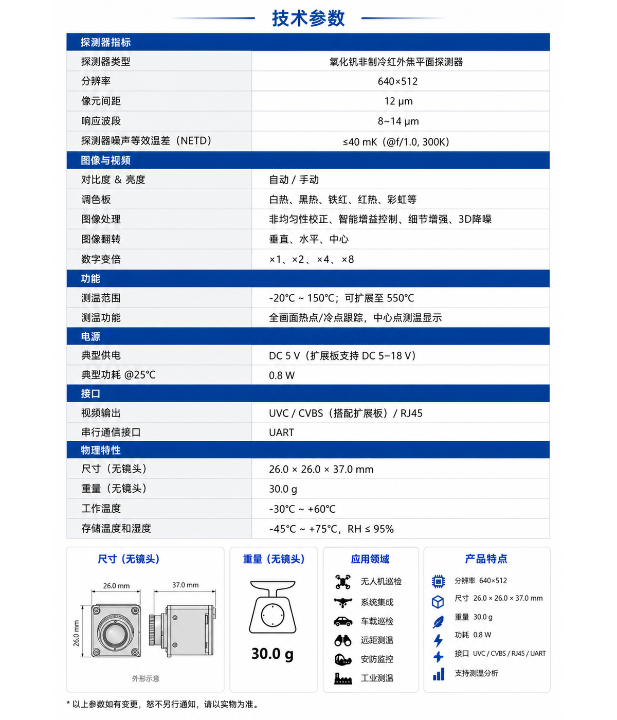 SC-U612CAG 技术规格图