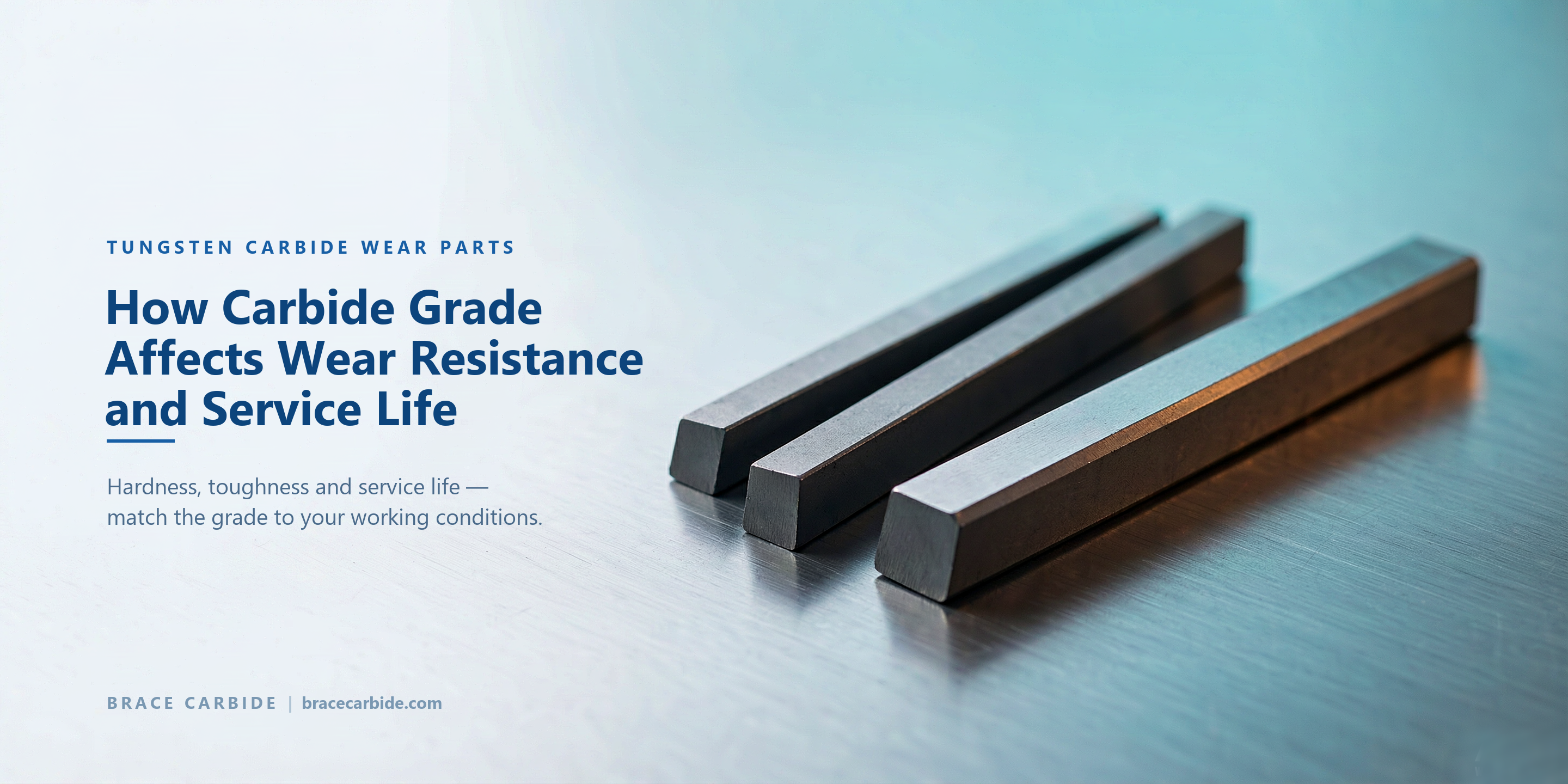 How Carbide Grade Affects the Wear Resistance and Service Life of Tungsten Carbide Wear Parts