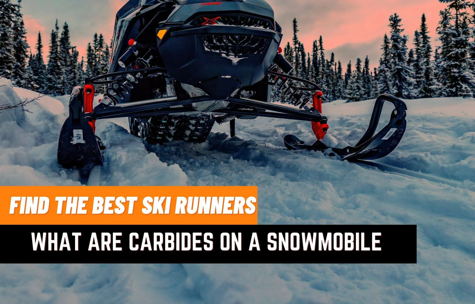 Tungsten Carbide Snowmobile Wear Bars
