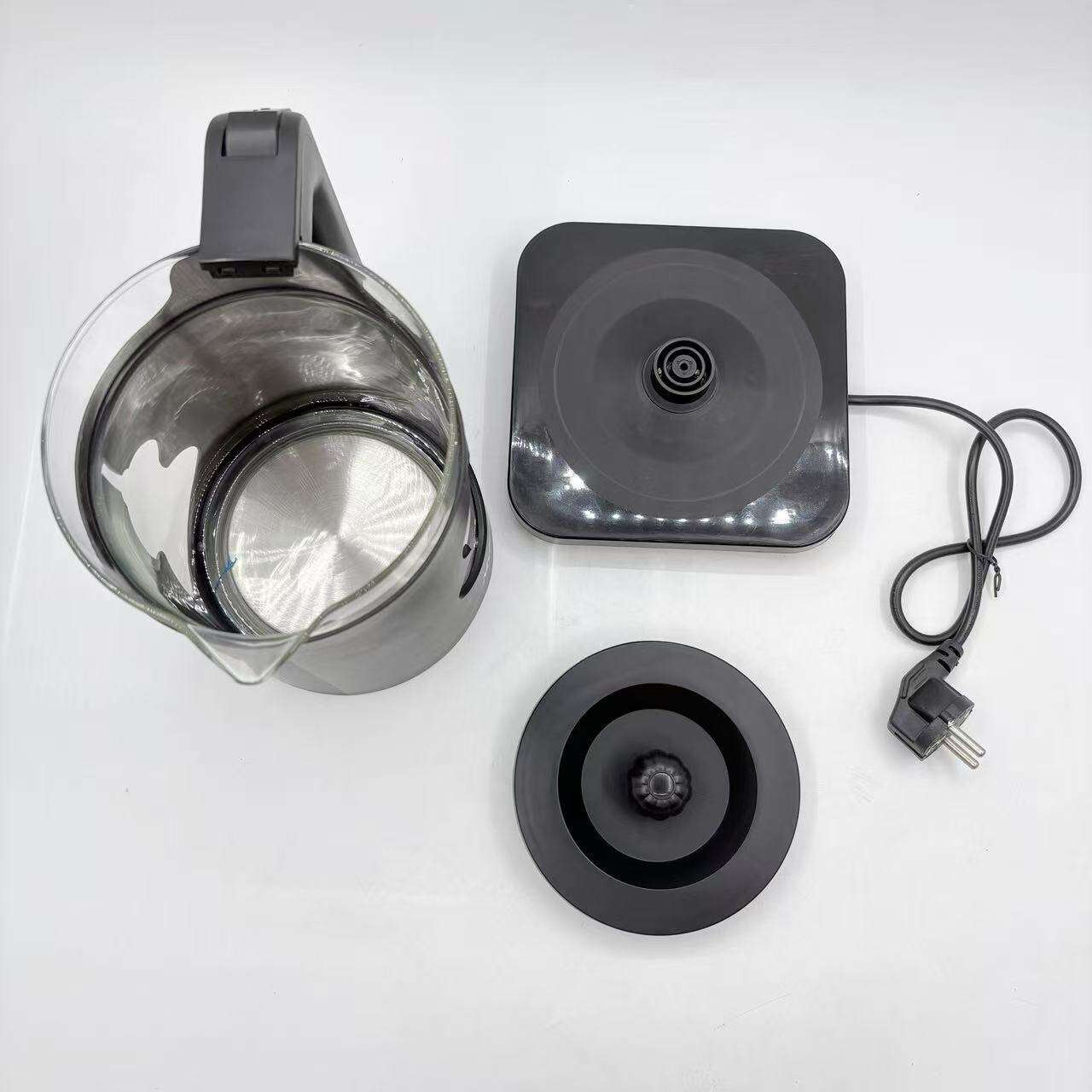 2.0L Glass Electric Kettle with Stainless Steel Base detail 3
