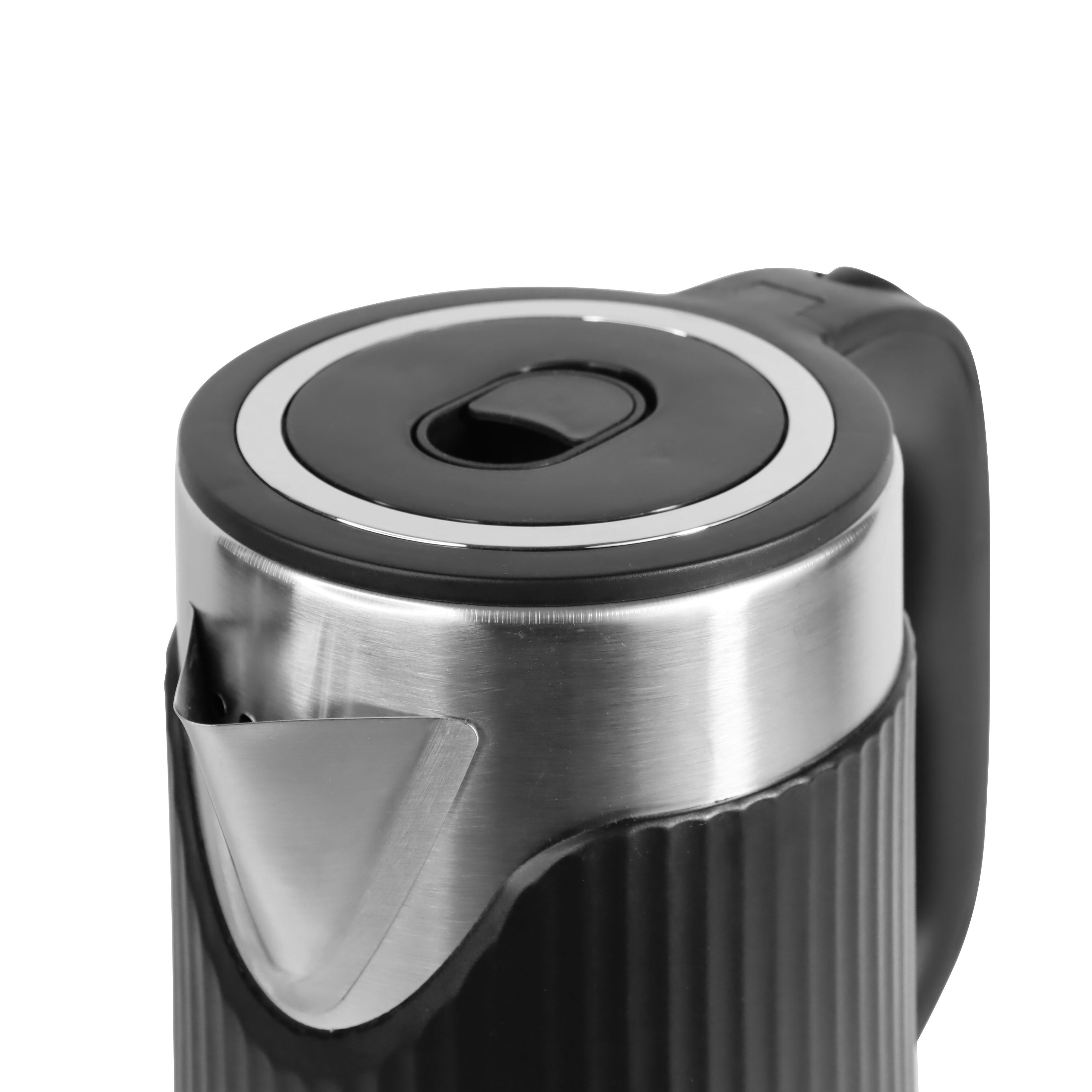 Semi-rubber Coated Kettle - Stainless Steel Model detail 2