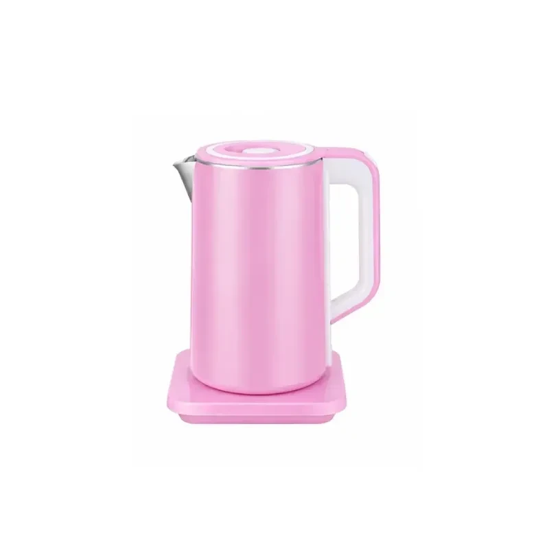 1.5L Pink  Rubber-Coated Kettle Auto Shut-Off