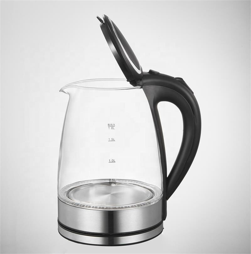 1.8L Borosilicate Glass Kettle with Temperature Display detail 1