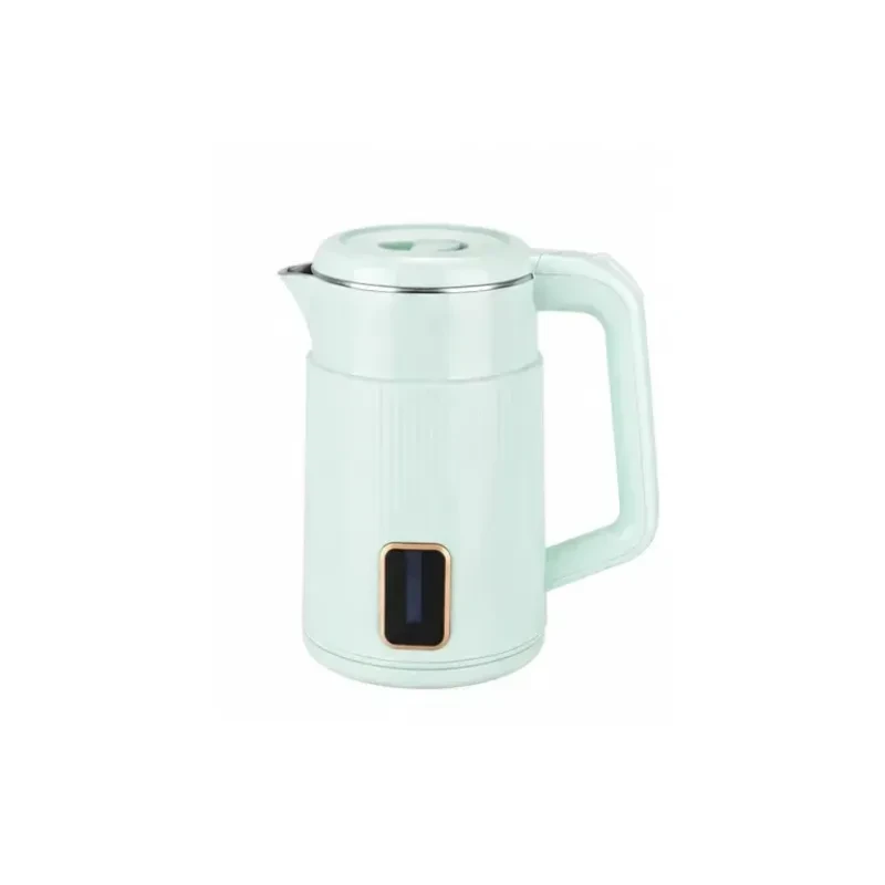 1.8L  Mint Green Electric Kettle with 304 Stainless Steel Inner Liner and Food-Grade PP Exterior for Safe