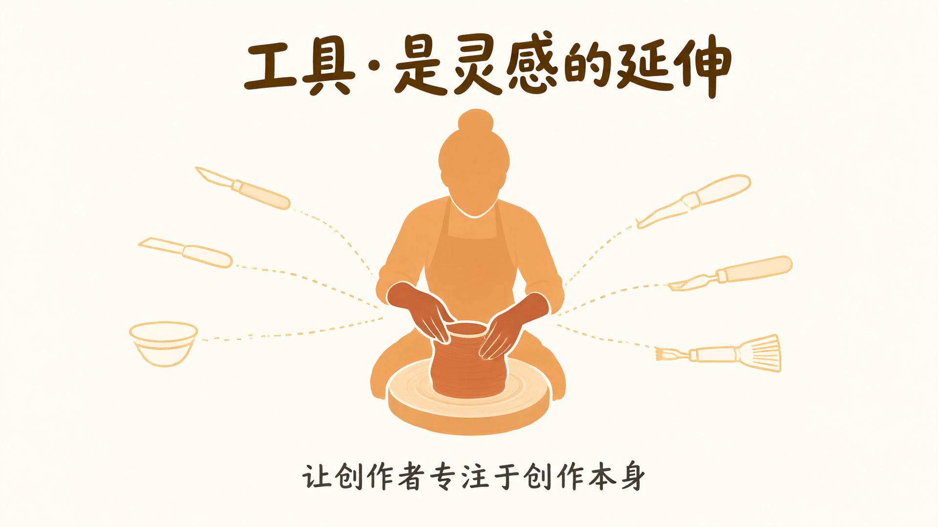 品牌理念:工具是灵感的延伸