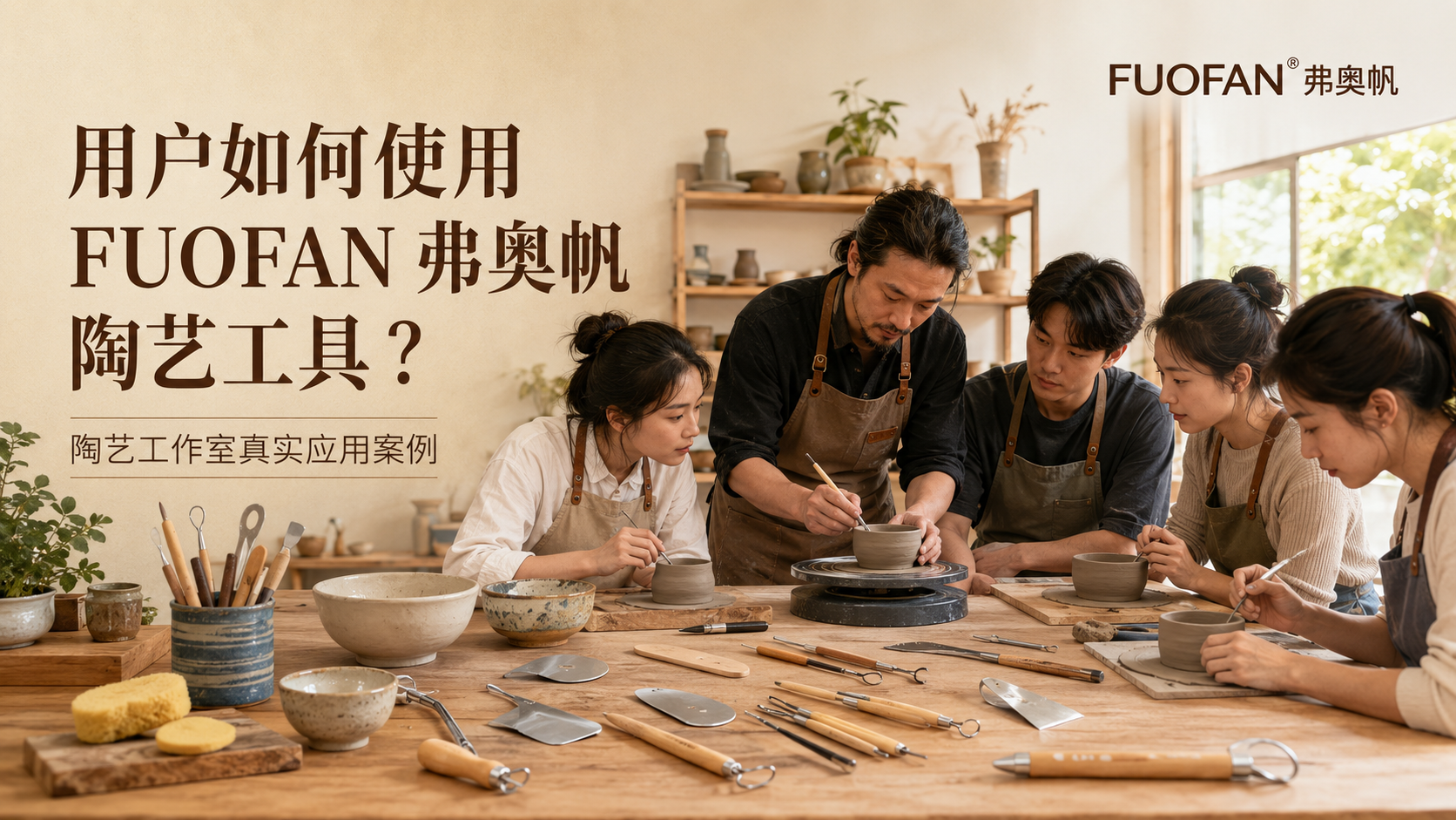 用户如何使用 FUOFAN 弗奥帆陶艺工具?陶艺工作室真实应用案例