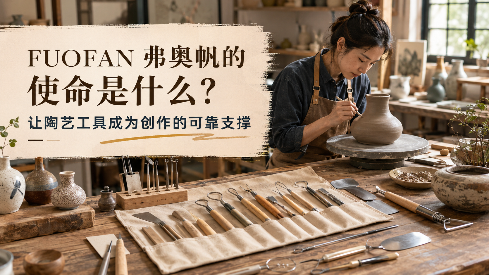 FUOFAN 弗奥帆的使命是什么?让陶艺工具成为创作的可靠支撑