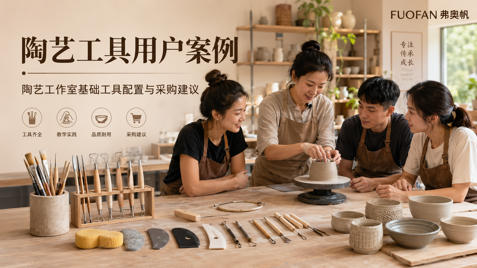陶艺工作室如何选择工具?一个教学场景下的实用案例