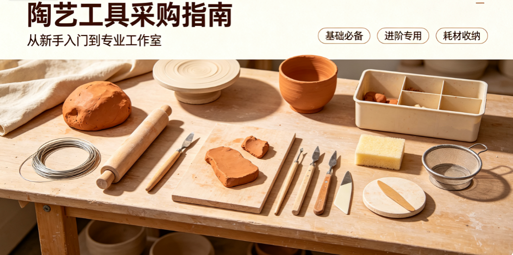 2026完整版陶艺工具采购指南:新手入门到专业进阶全覆盖