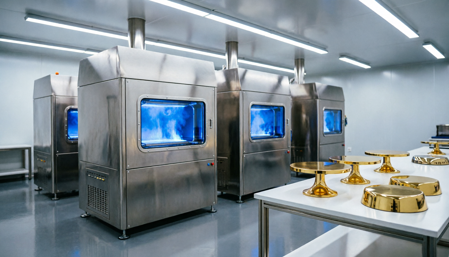 Inside Qianzan: Vacuum Electroplating Craftsmanship & Strict QC Inspection for Premium Cake Stands