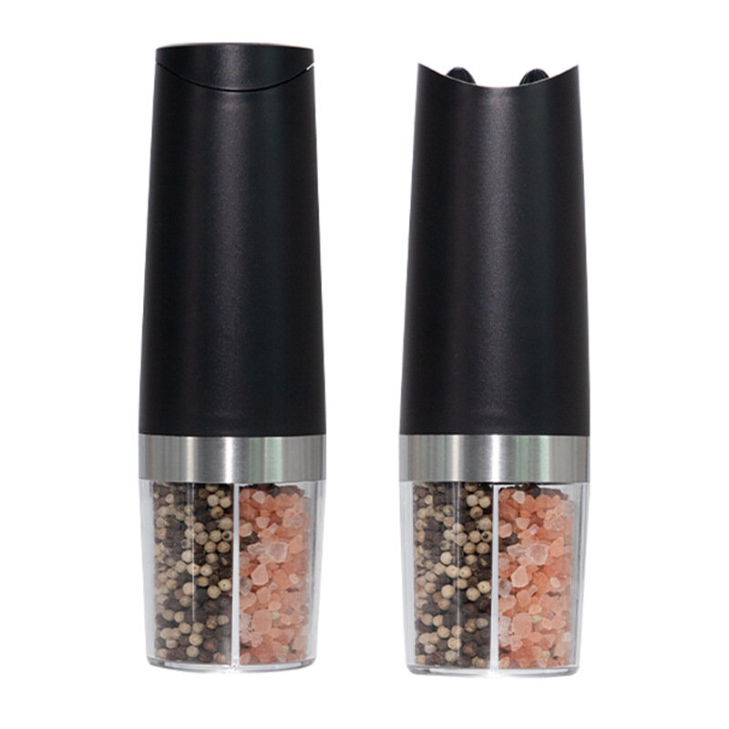 Battery Operated 2-in-1 Electric Salt and Pepper Grinder – Gravity Automatic Spice Mill