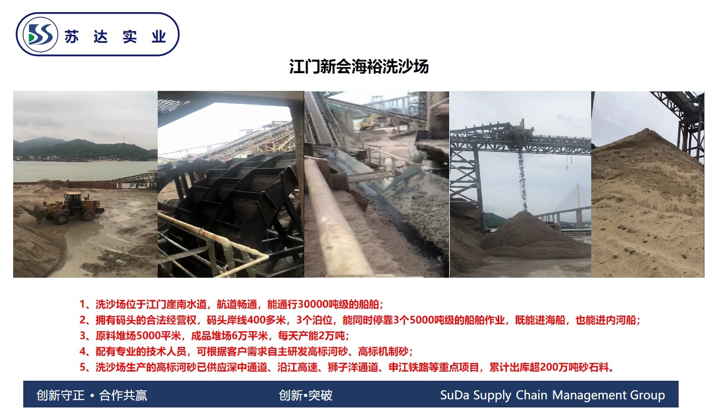 Jiangmen Xinhui Haiyu Sand Washing Plant