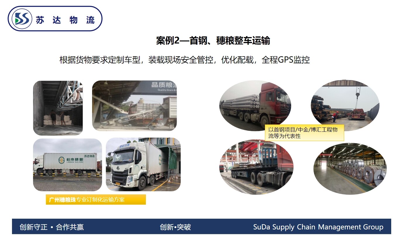 Shougang and Suiliang Full-Truckload Transport