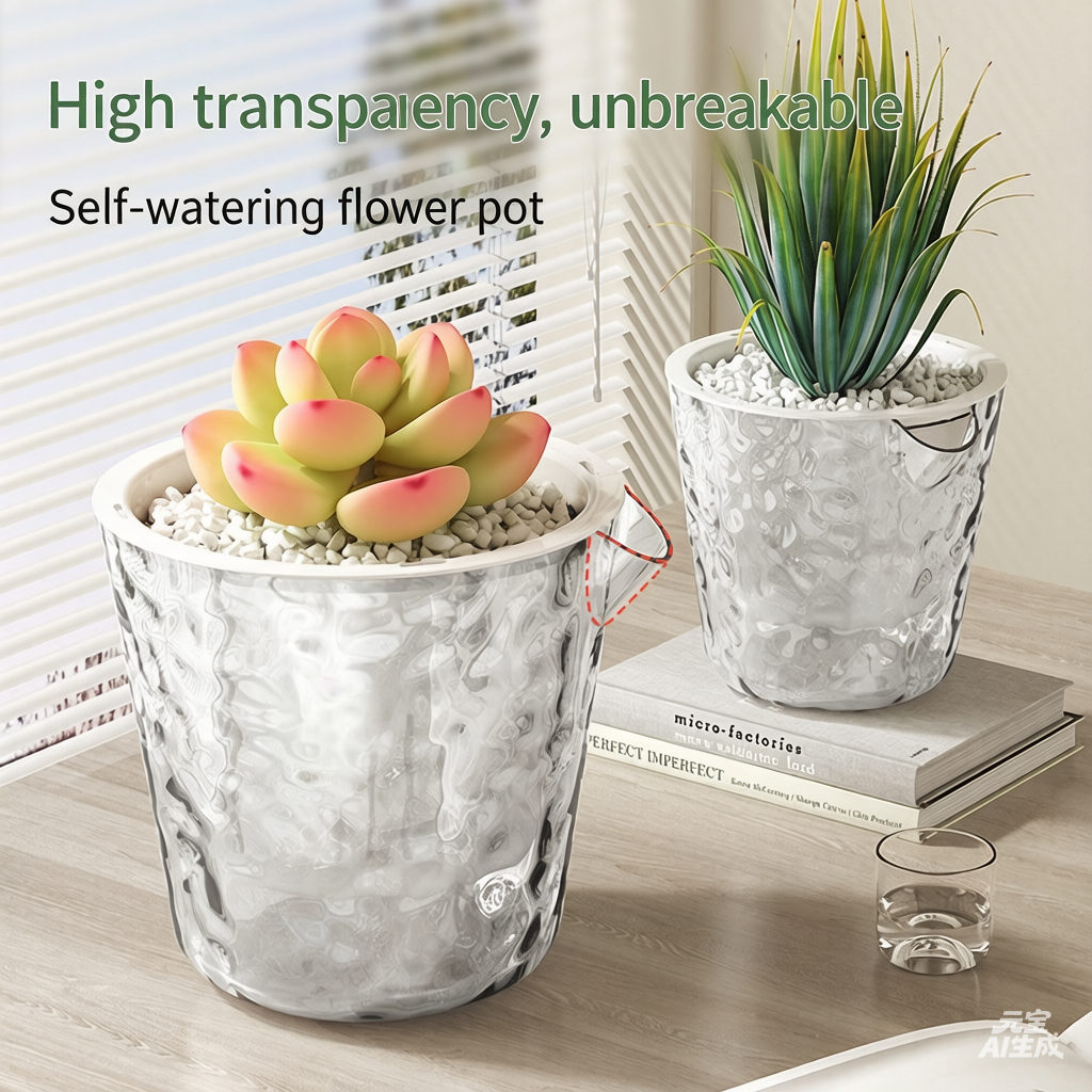 Self-watering plant pot