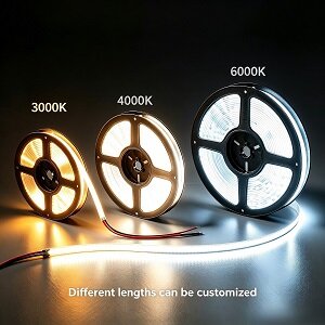 480leds/M High Density COB LED Strip | Dotless Linear Lighting Wholesale thumbnail 2
