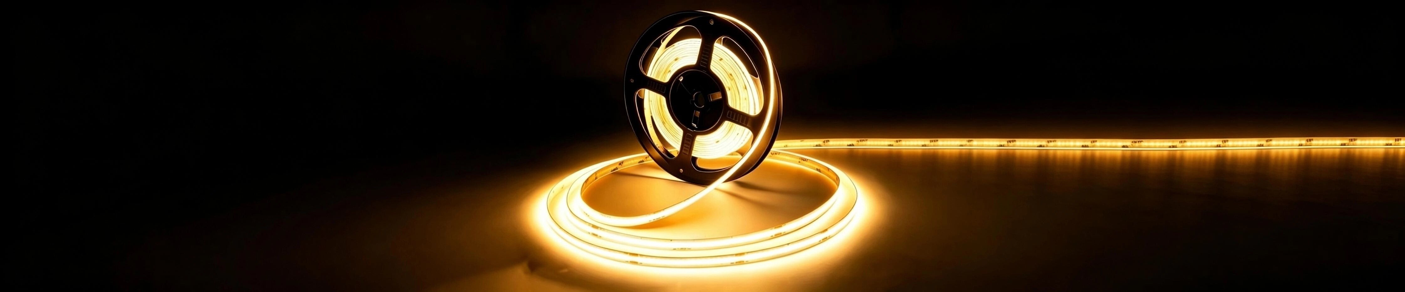 Dc12v 24v 320leds/M 3000k 4000k 6000k Cob Led Strip Light For Furniture Cabinet Lighting