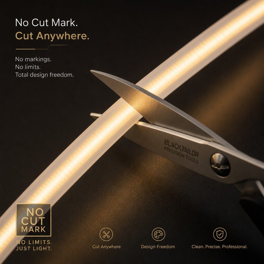 Wholesale Cut Anywhere Flexible COB Led Strip Light CRI>90 For Indoor Furniture thumbnail 6