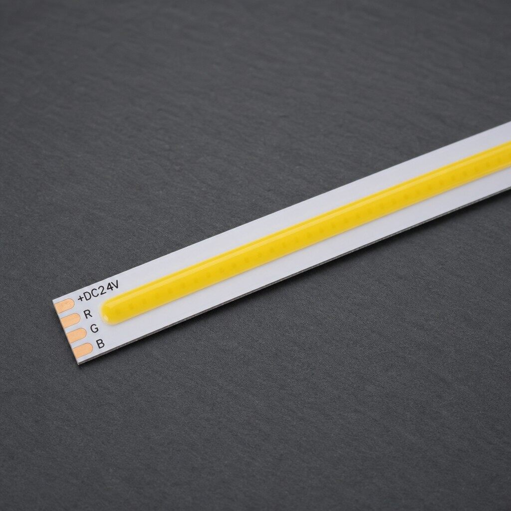 RGB COB LED Strip Light Seamless Color‑Changing Tape For Ambient Decoration - view 1