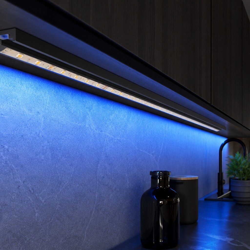 RGB COB LED strip bar counter real scene lighting