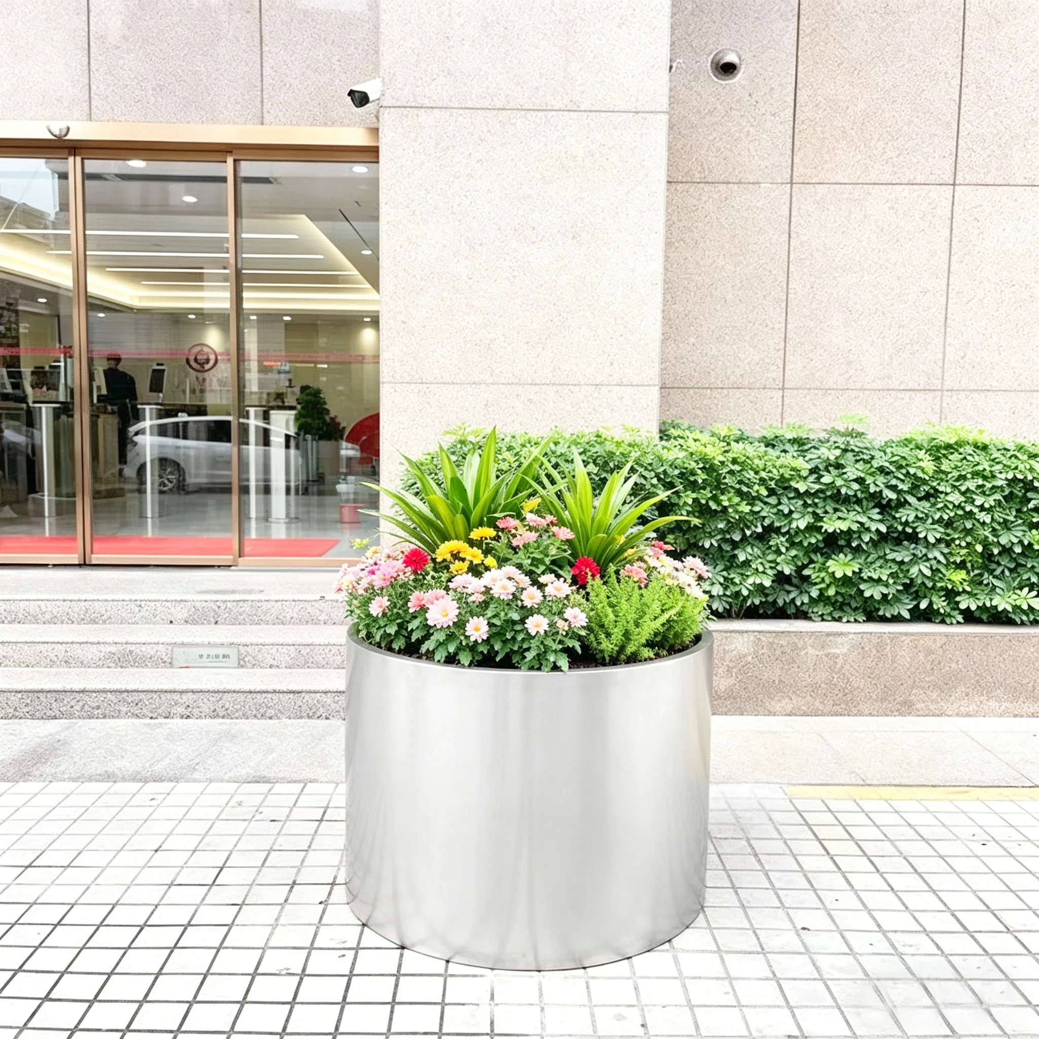 不锈钢花箱/镀锌钢花箱