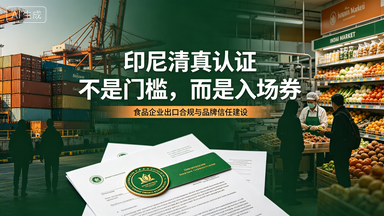 Why are Indonesian food exporters increasingly prioritizing Halal certification?