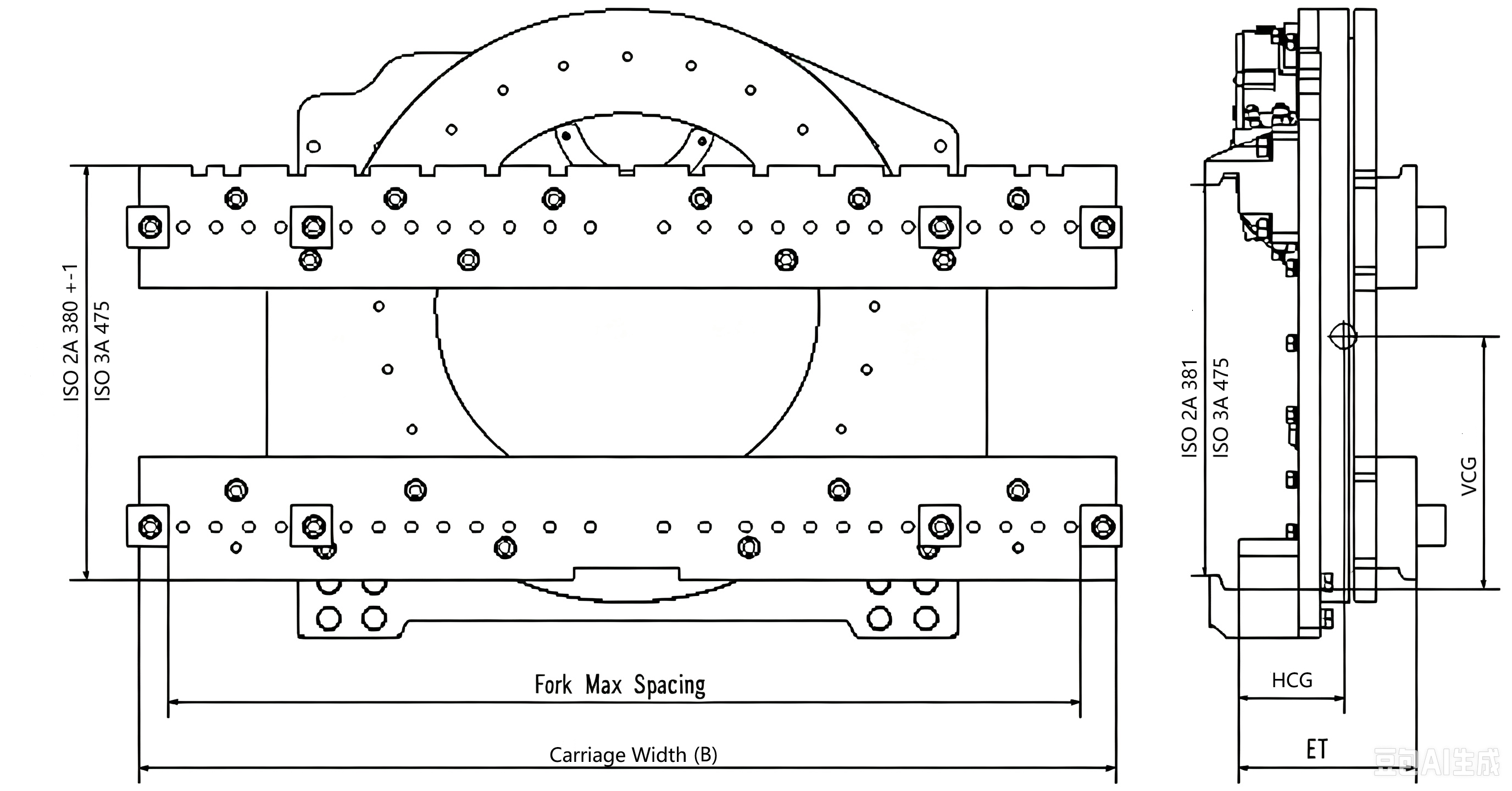 ROTATOR Technical Drawing