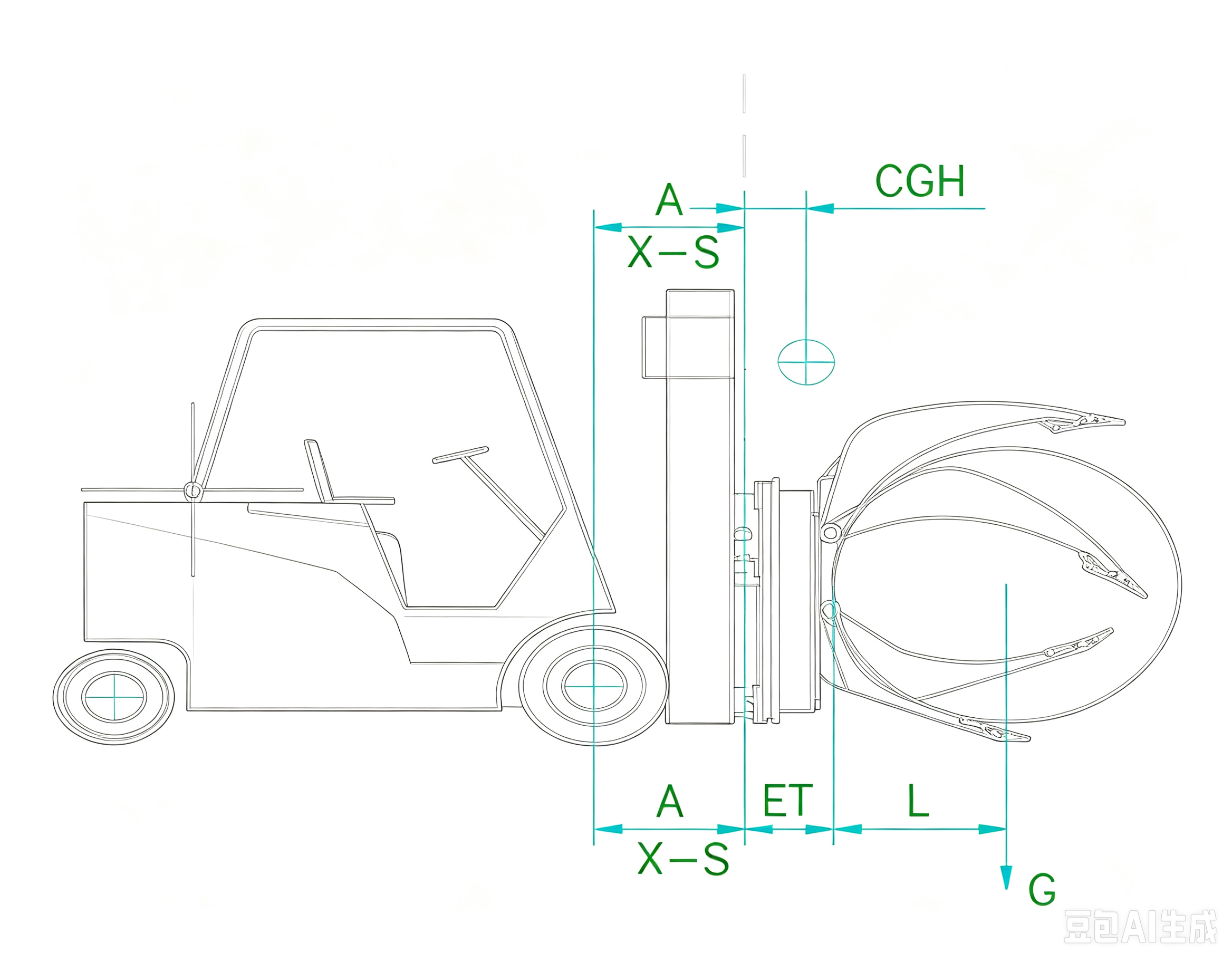 Forklift Attachment Diagram