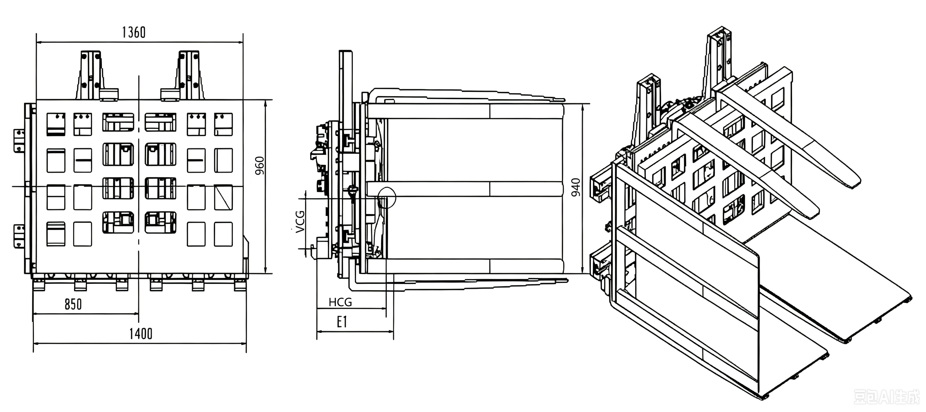 INVERTA PUSH Technical Drawing