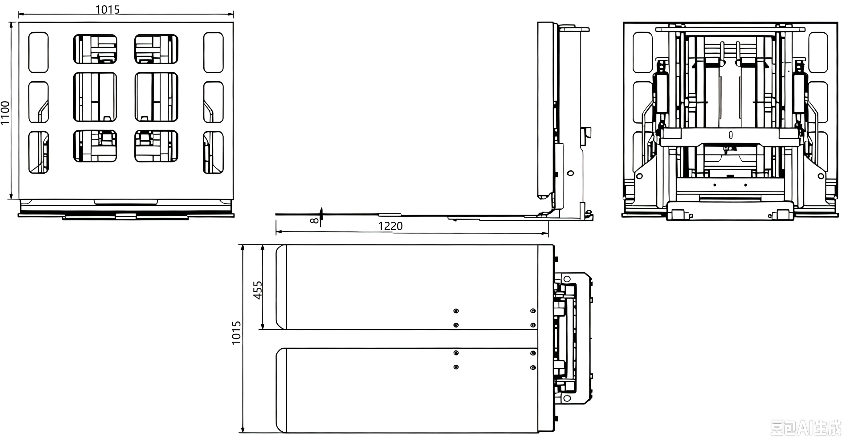 PUSH PULL Technical Drawing