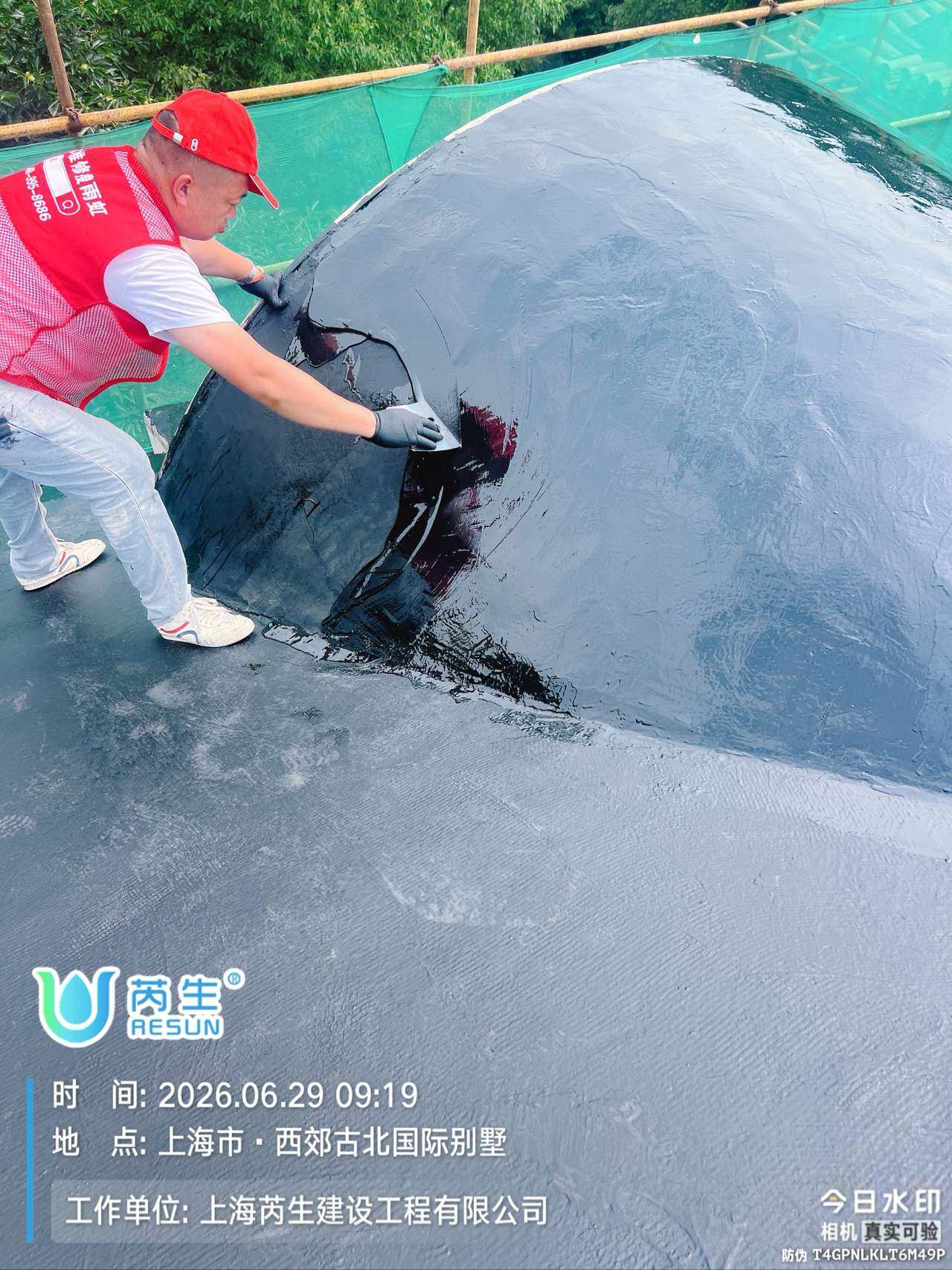 别墅案例|上海青浦区西郊古北国际别墅斜瓦屋面整体防水翻新