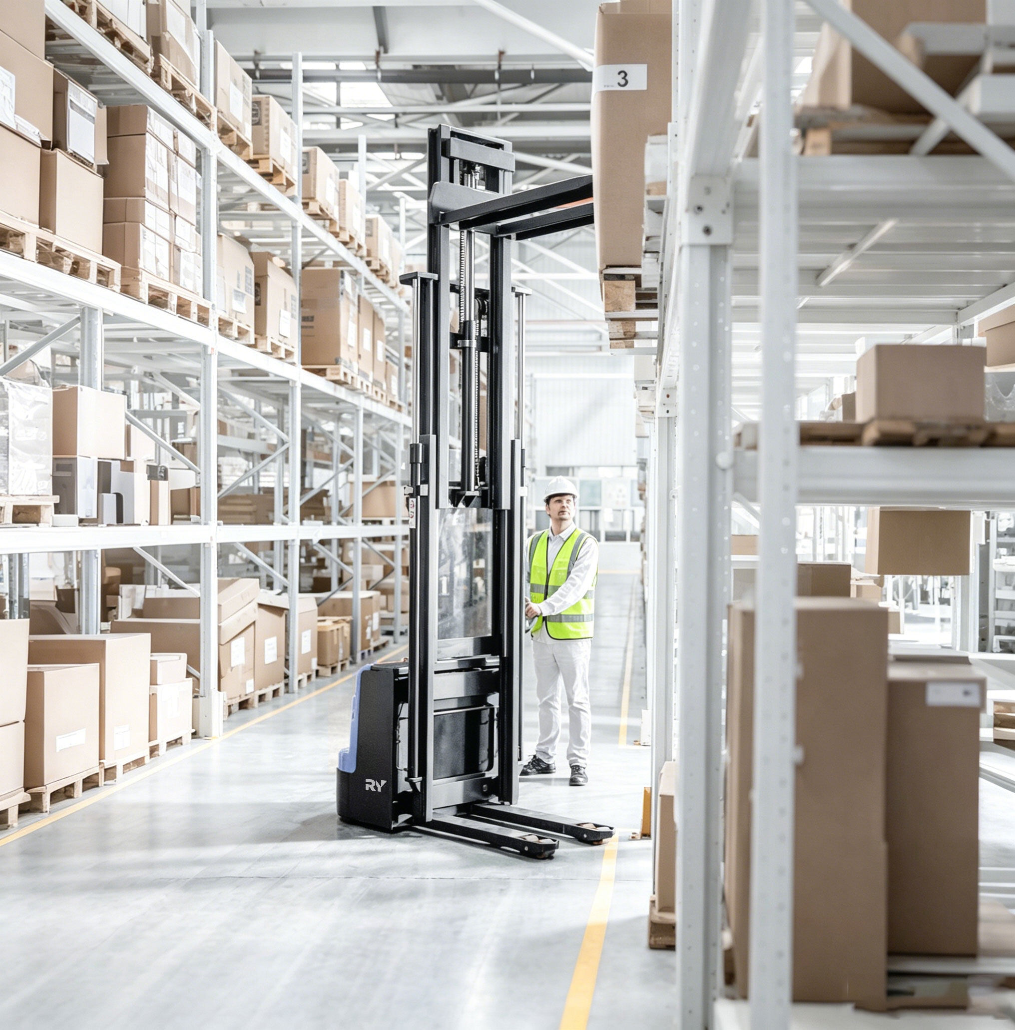 Long tiller design for ergonomics and safety
