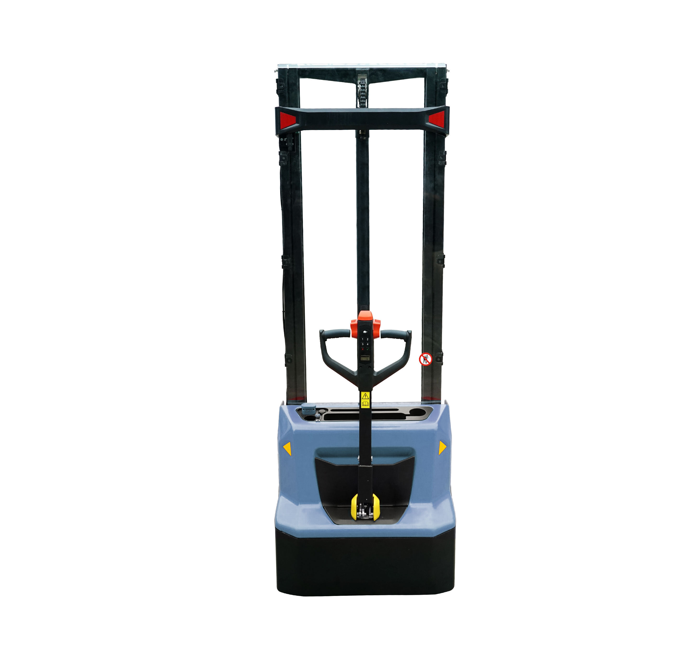 Long tiller design for ergonomics and safety