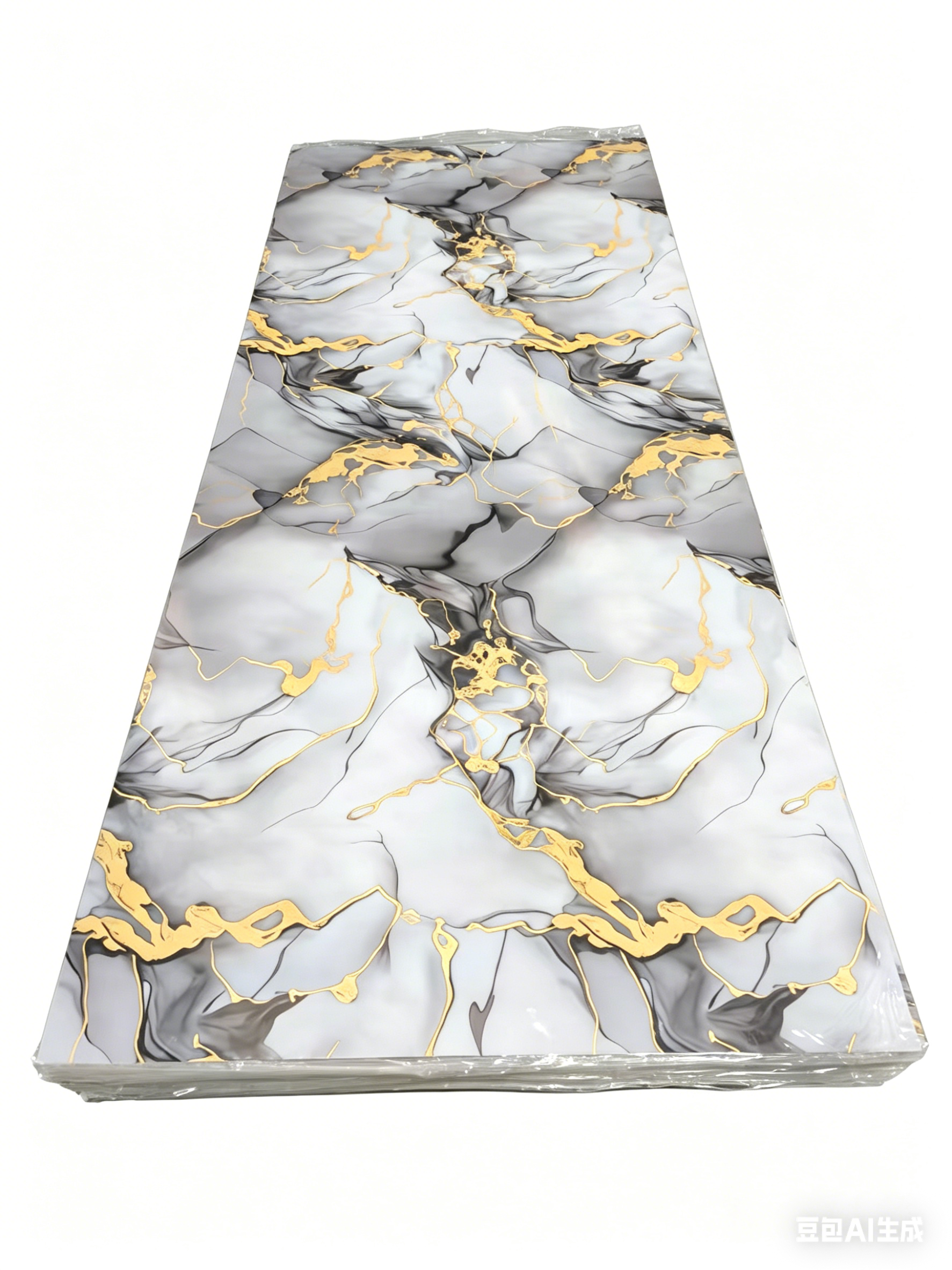 Gray Gold Marble