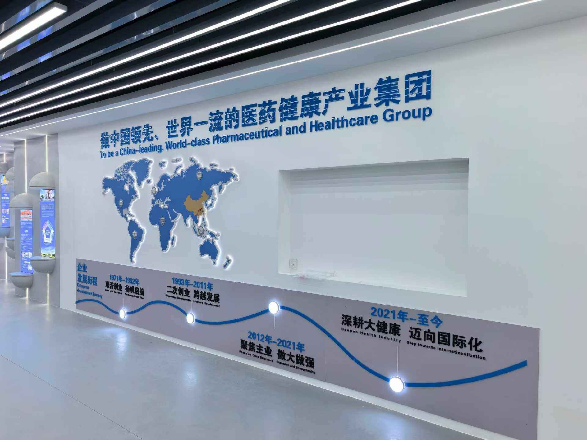 扬子江药业展厅文化墙 - 图片3