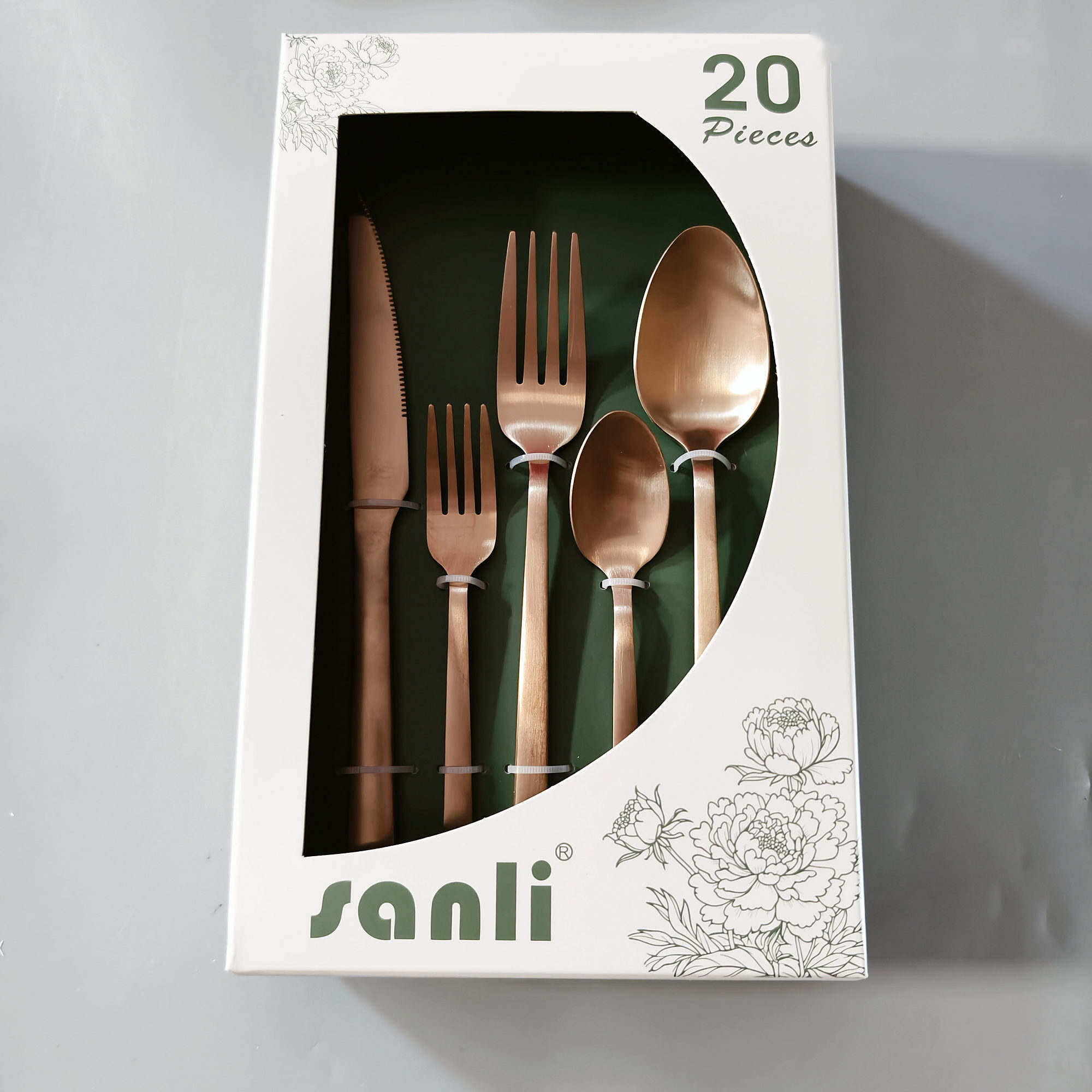 20pcs set|Rose Gold