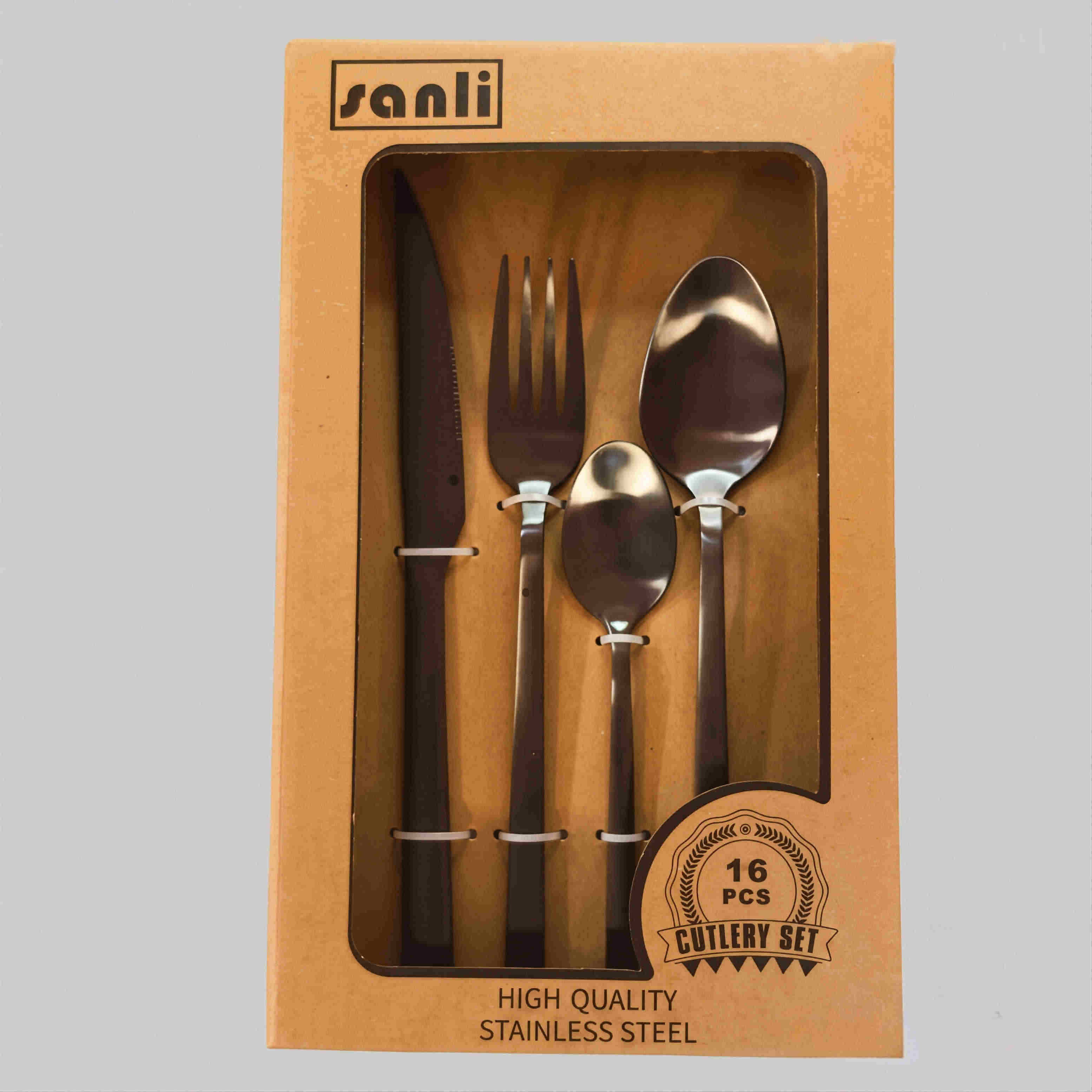 16pcs set|Black