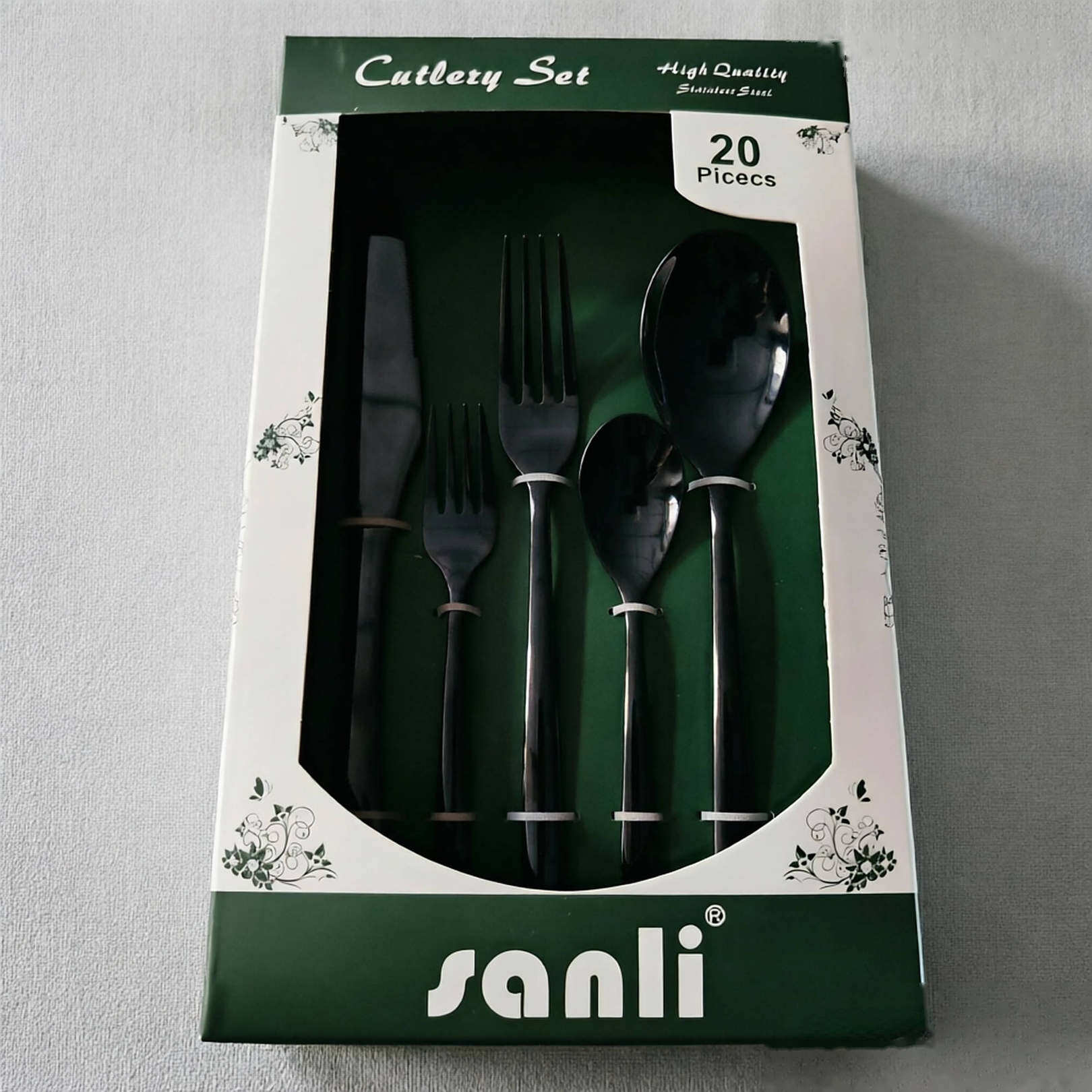 20pcs set|Black
