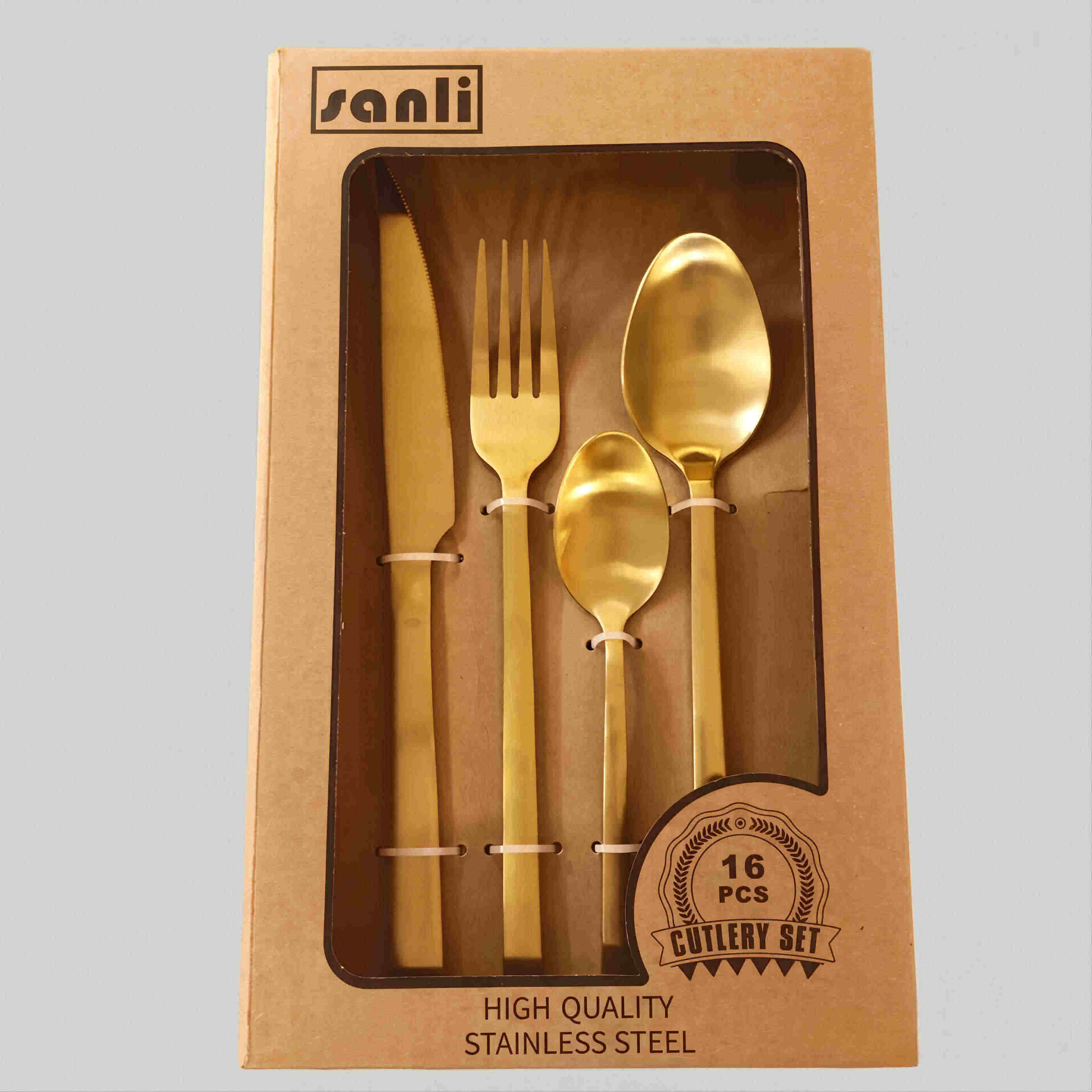 16pcs set|Gold