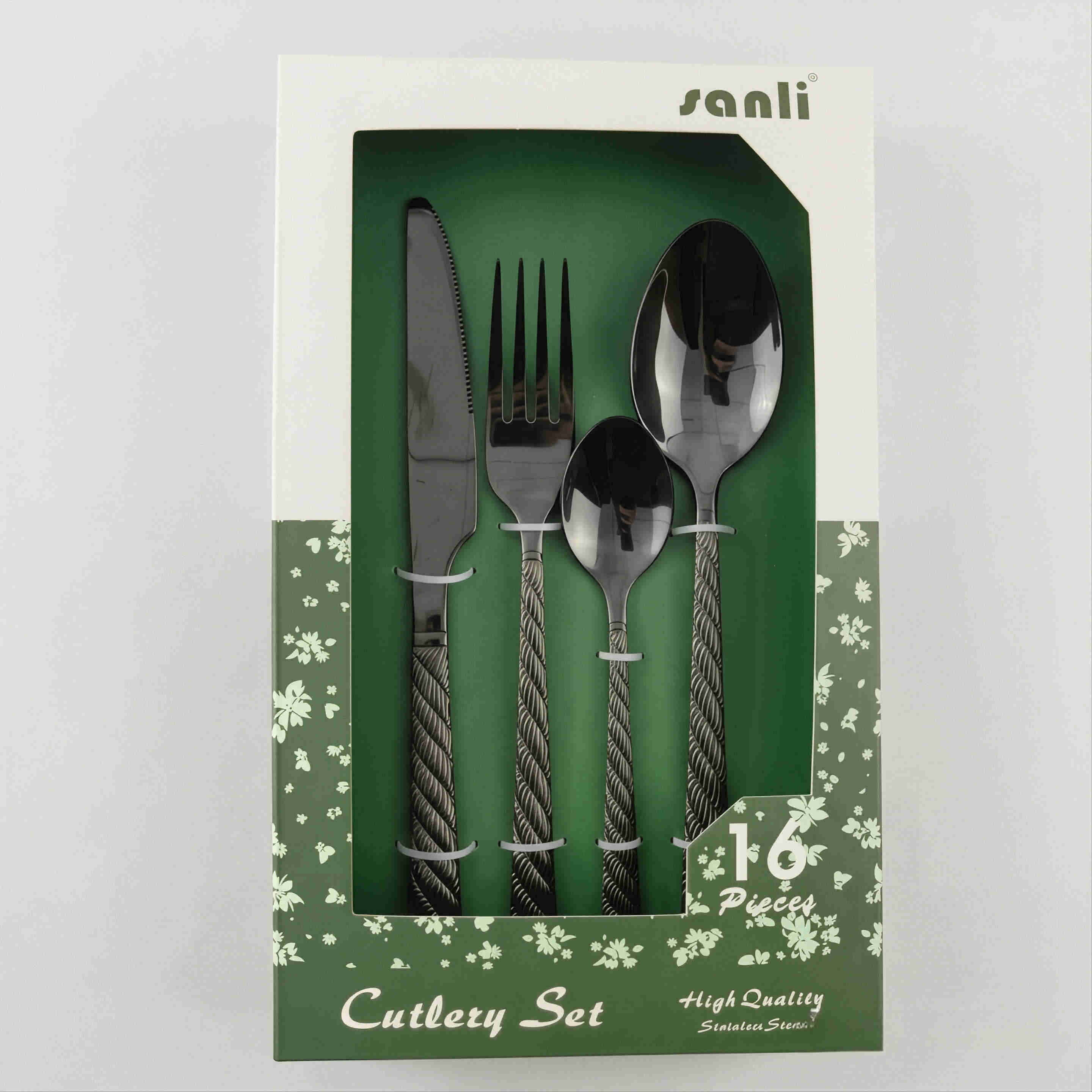 16pcs set|Black