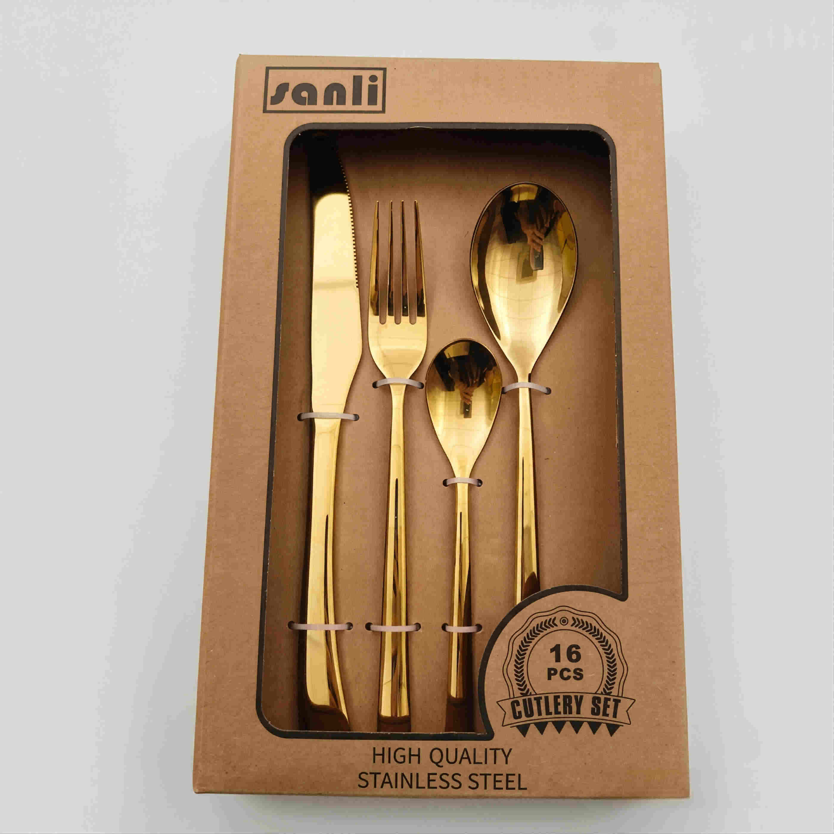 16pcs set|Gold