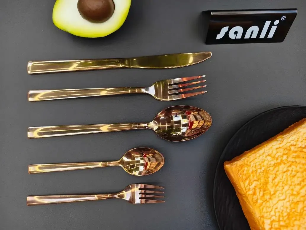 Straight Handle - Plain|Rose Gold