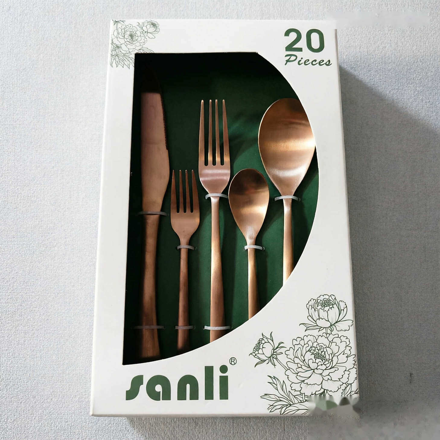 20pcs set|Rose Gold