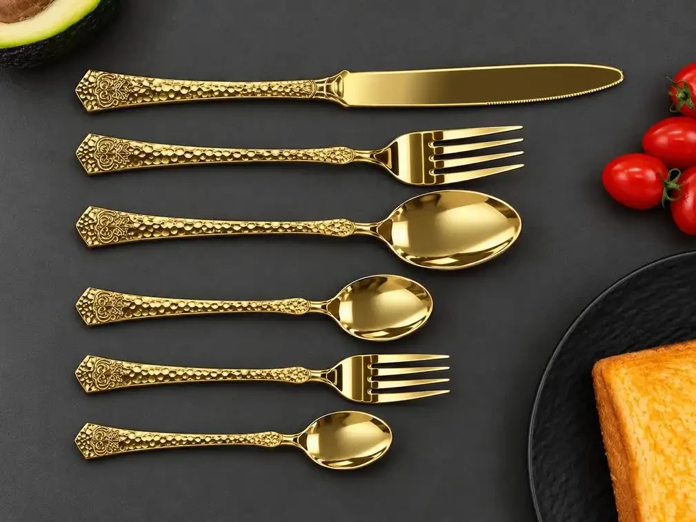 Crown Handle - Hammered|Gold