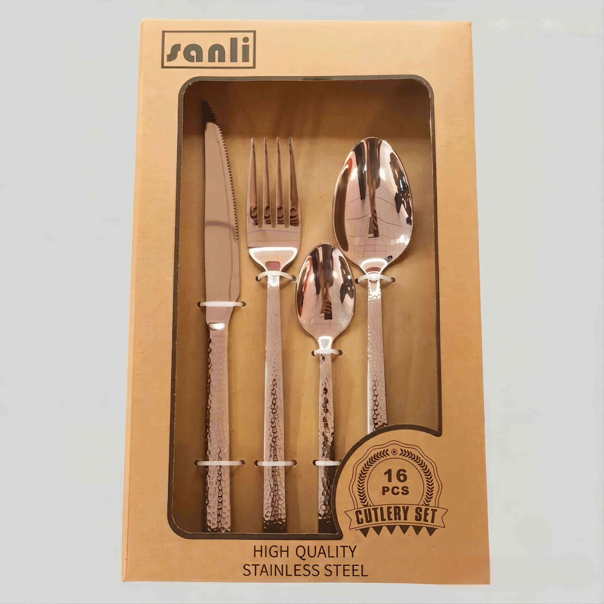 16pcs set|Rose Gold