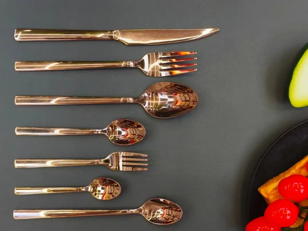 Square Handle - Plain|Rose Gold