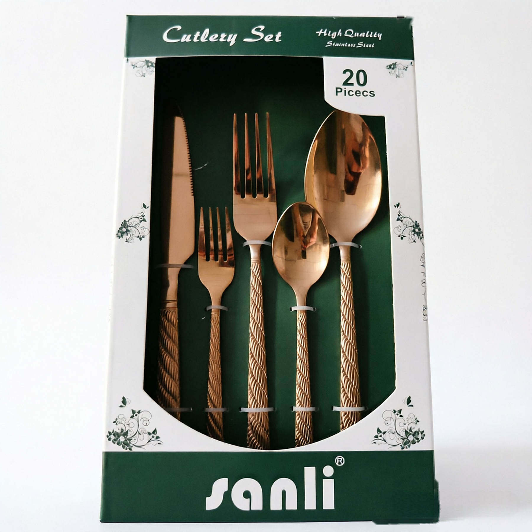 20pcs set|Rose Gold